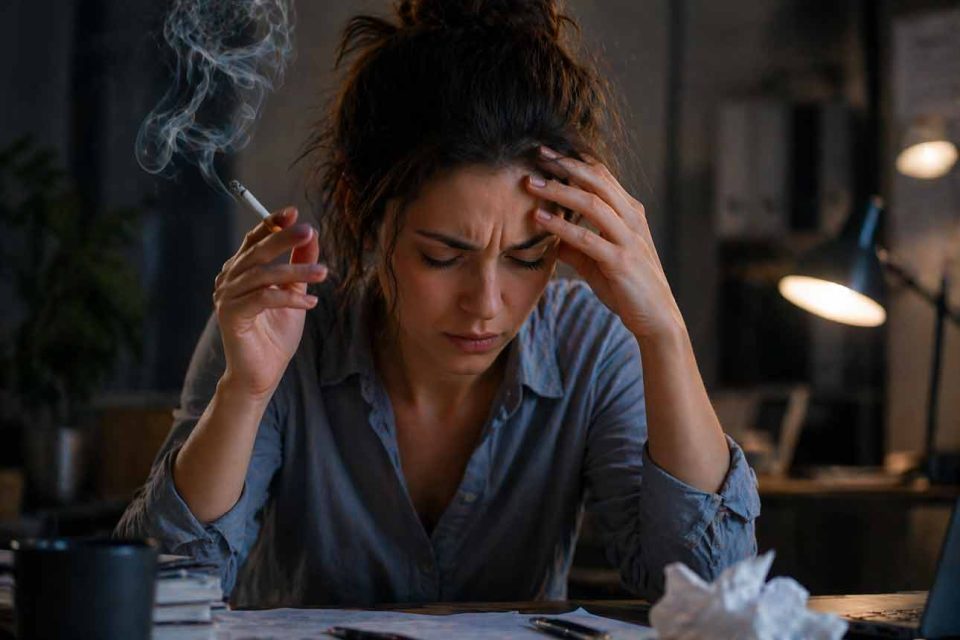 cigarette et tension craving tabagique et stress laserostop arreter de fumer